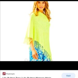 New with tags Lilly Pulitzer Marin sweater wrap one size